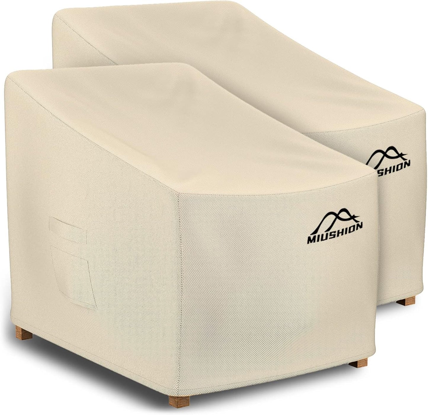 Heavy Duty 600D Outdoor Patio Chair Covers for All Weather