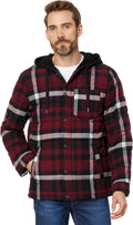 Levi's Plaid Sherpa Lined Hooded Shirt Jacket - Cozy, Versatile Layer