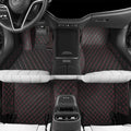 Black/red Car Floor Mat Compatible with 99% Models - Custom Fit