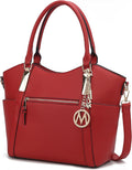 MKF Collection Tote Bag for Women Vegan Leather Top-Handle Purse is