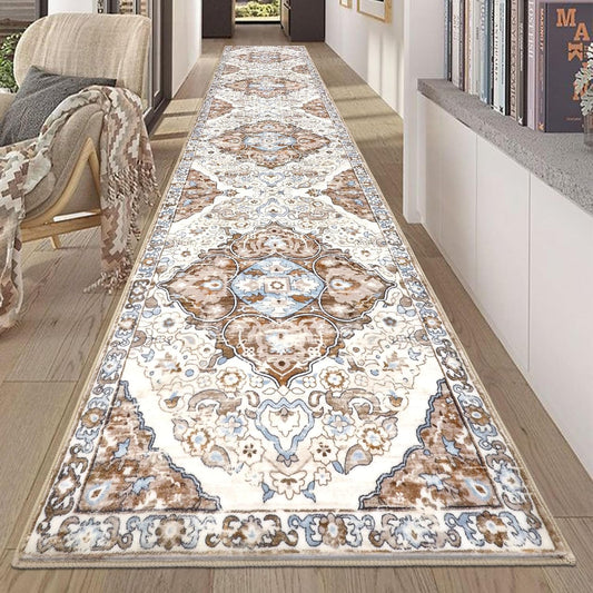 Vintage Distressed Hallway Runner Rug for Elegant Home Decor