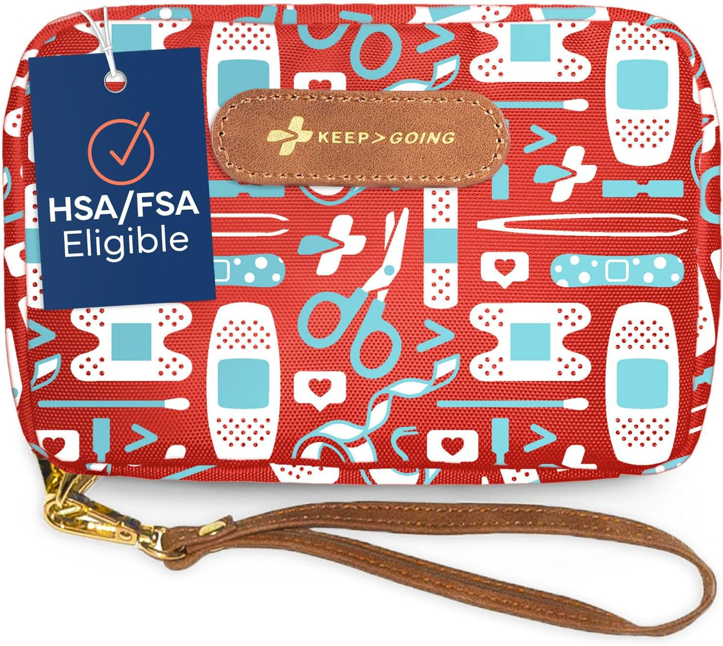 KeepGoing Travel First Aid Kit for Kids - 130 Pc. Compact Set