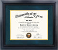 11x14 Diploma Degree Frame with Navy Mat or 15x18 Display - Classic