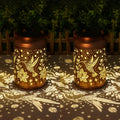 Gifts for Women Men Mom Hummingbird Solar Lanterns - Outdoor Garden