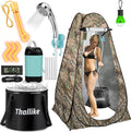Portable Hot Shower for Camping with 1000W Immersion Heater