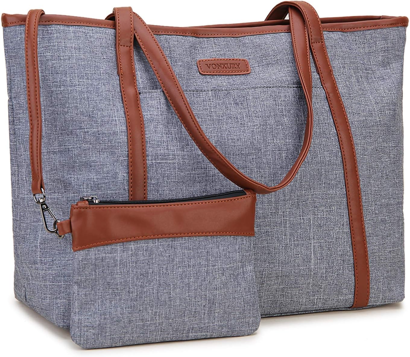 VX VONXURY Laptop Bag for Women, Stylish 15.6 Inch Tote