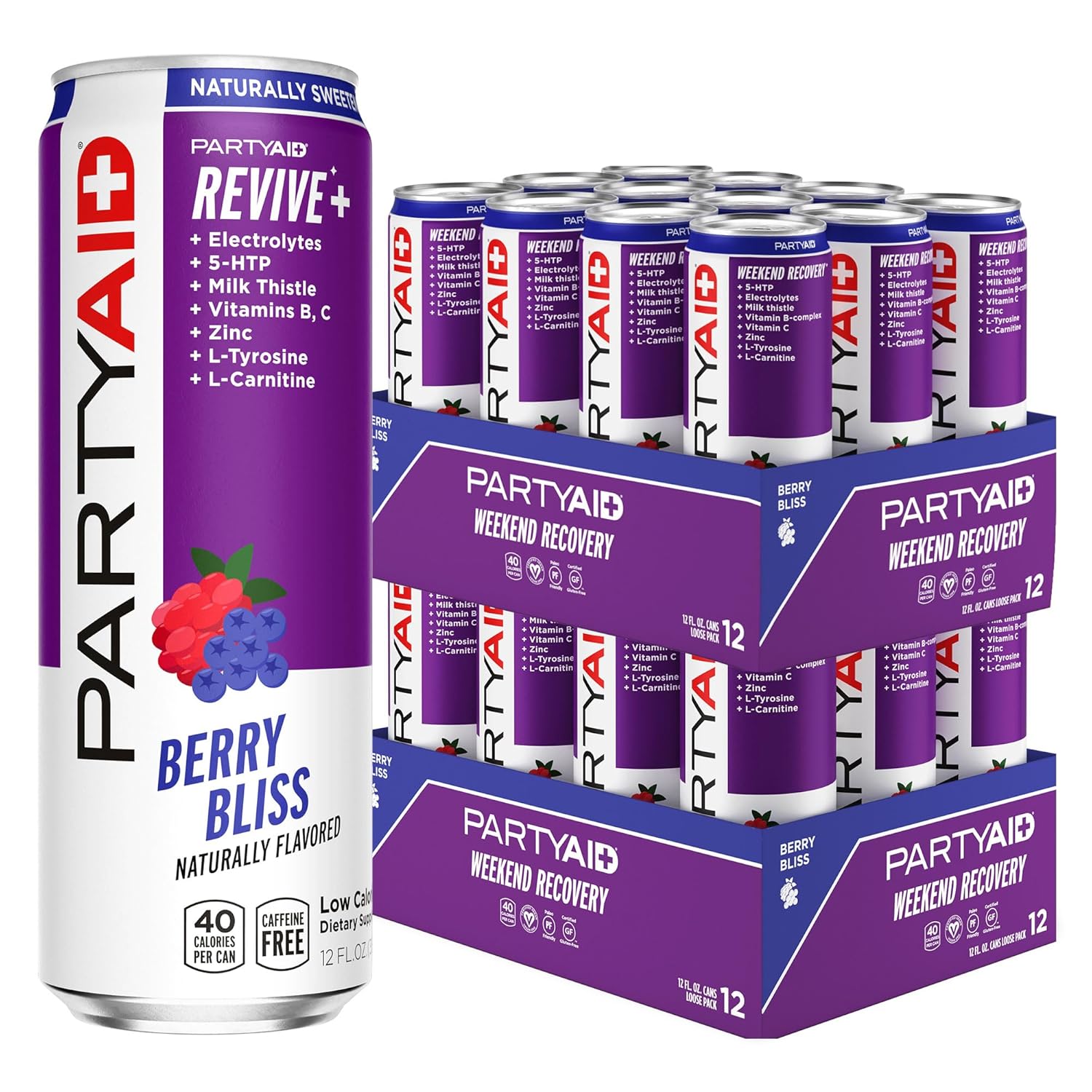 PARTYAID Rehab Blend for Recovery and Refreshment, 12 Fl Oz