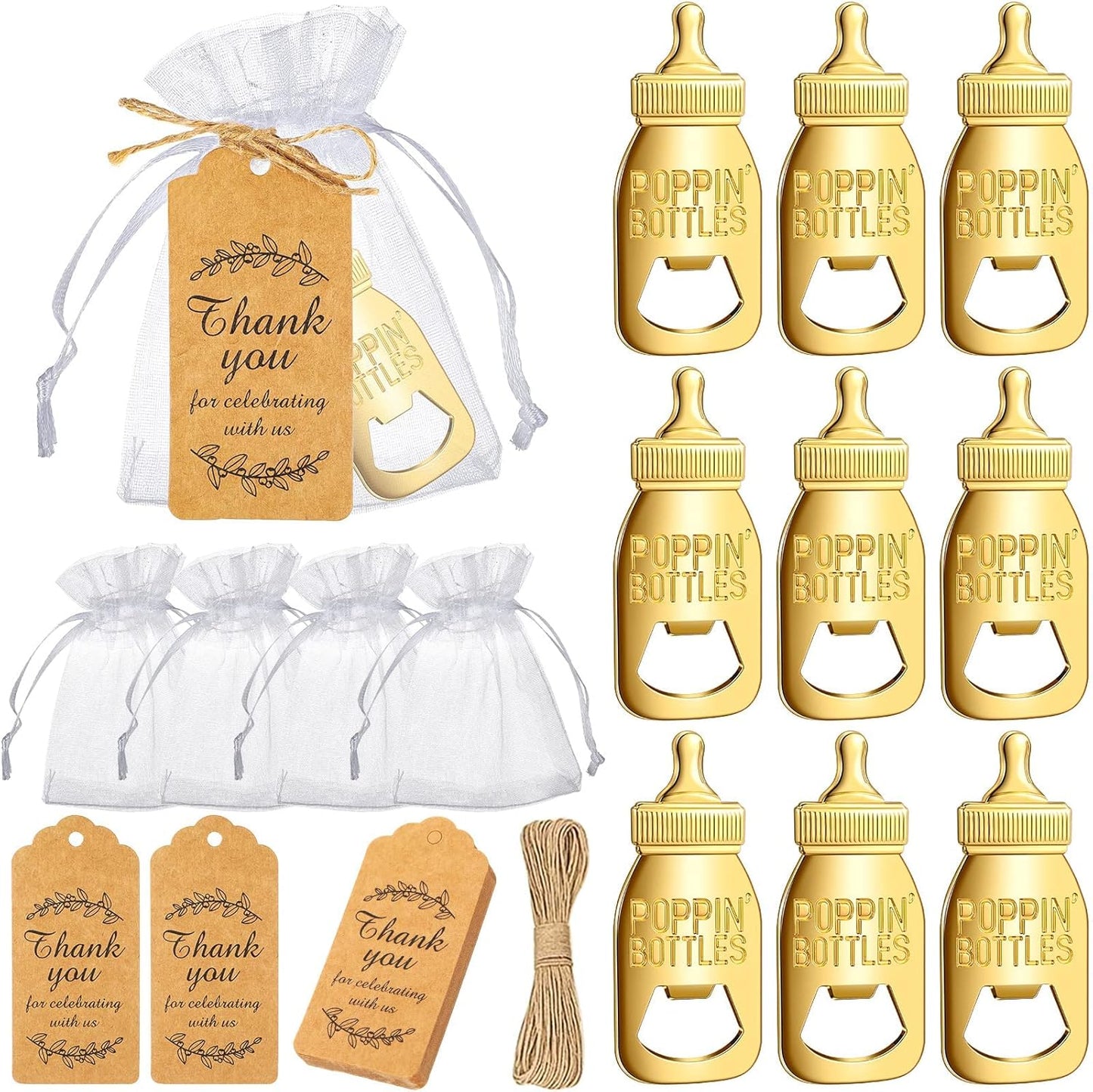 Popping Bottle Openers for Baby Shower Favors and Decorations