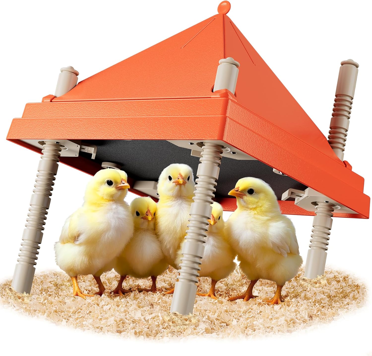 Chick Brooder Heating Plate with Adjustable Heights for Safety