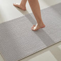 Bathroom Rugs Non Slip Washable 20in x 48in Light Grey - Quick Dry Low