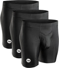 Real Men Athletic Underwear with Support Pouch - 9in Nylon Briefs