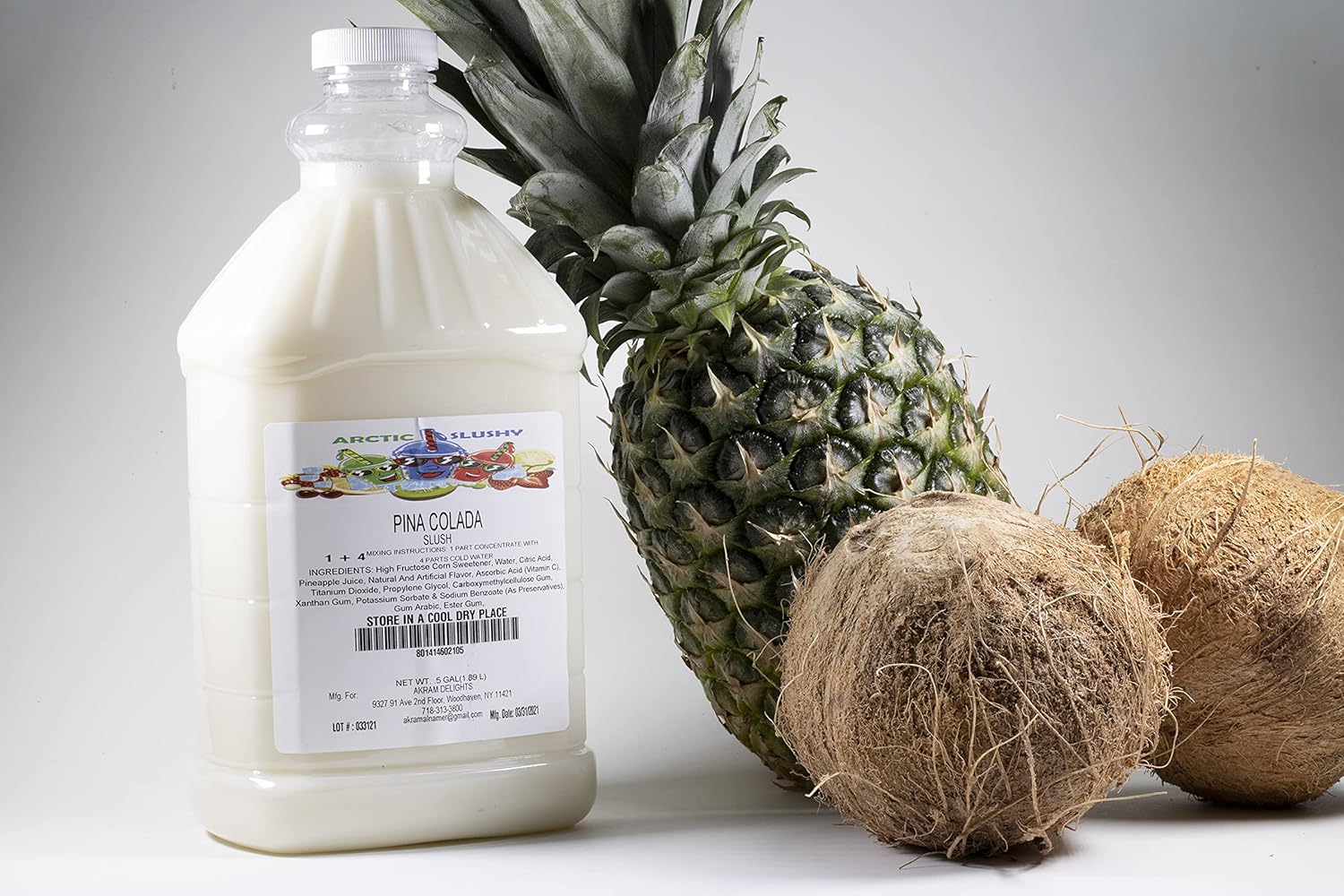 Arctic Slushy Pina Colada Syrup - DIY & Commercial Ice Beverage Flavoring
