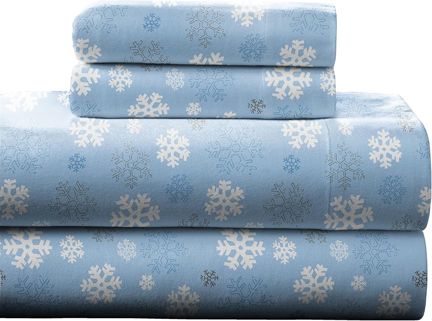 Pointehaven Heavy Weight Flannel Sheet Set for Cozy Winter Nights
