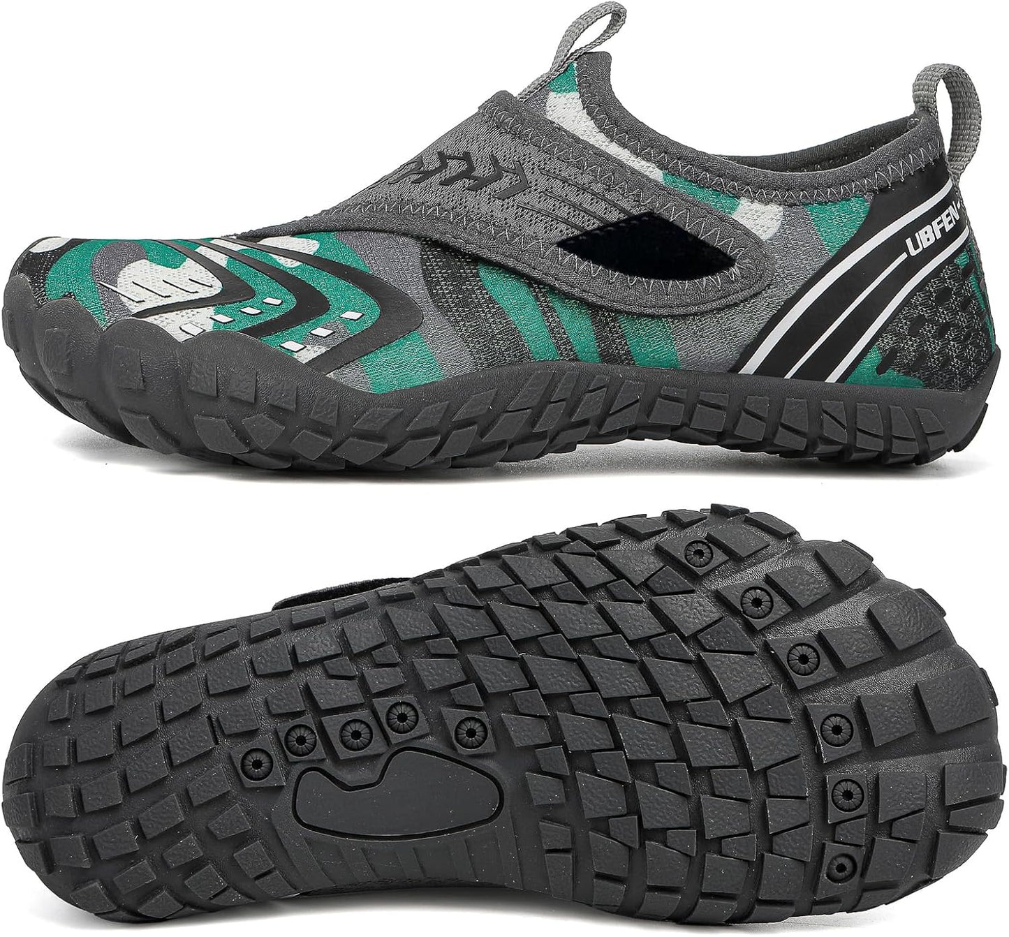 UBFEN Water Shoes for Kids - Quick Dry Aqua Socks for Fun