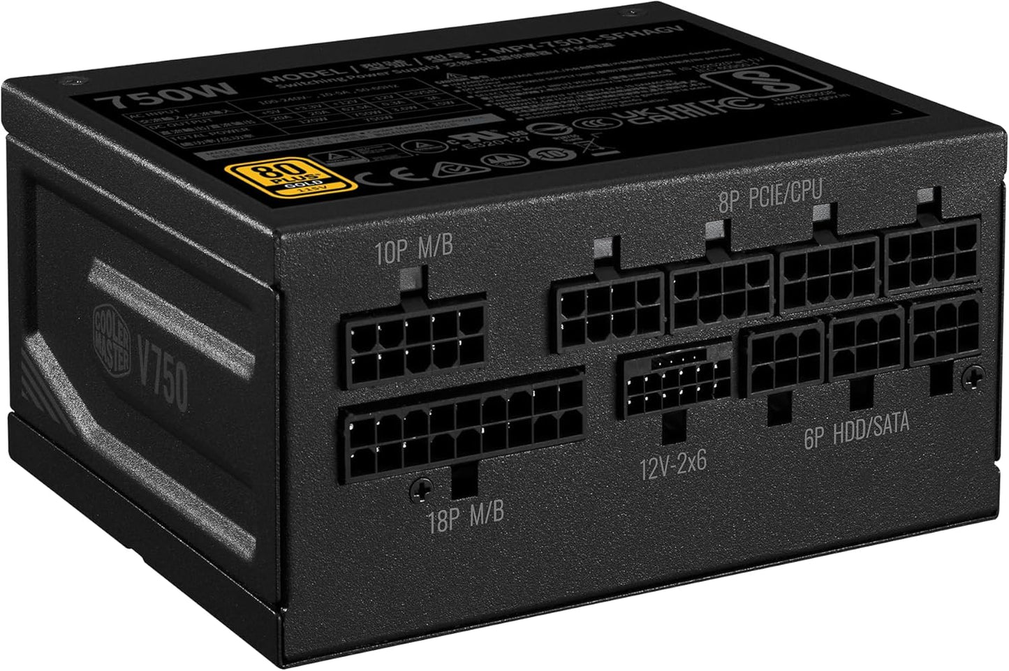 Cooler Master V750 SFX Gold ITX Power Supply for Mini Builds