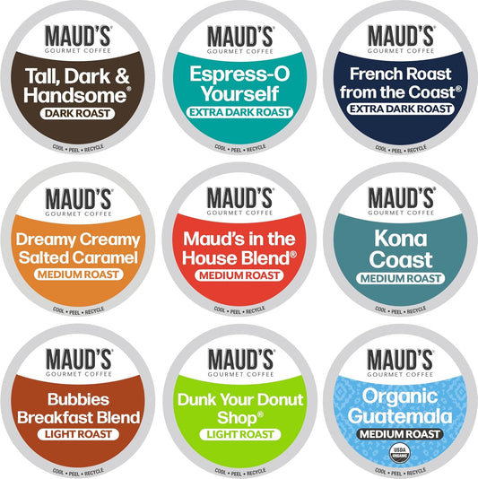 Maud's Original Coffee Pods Variety Pack for Coffee Lovers