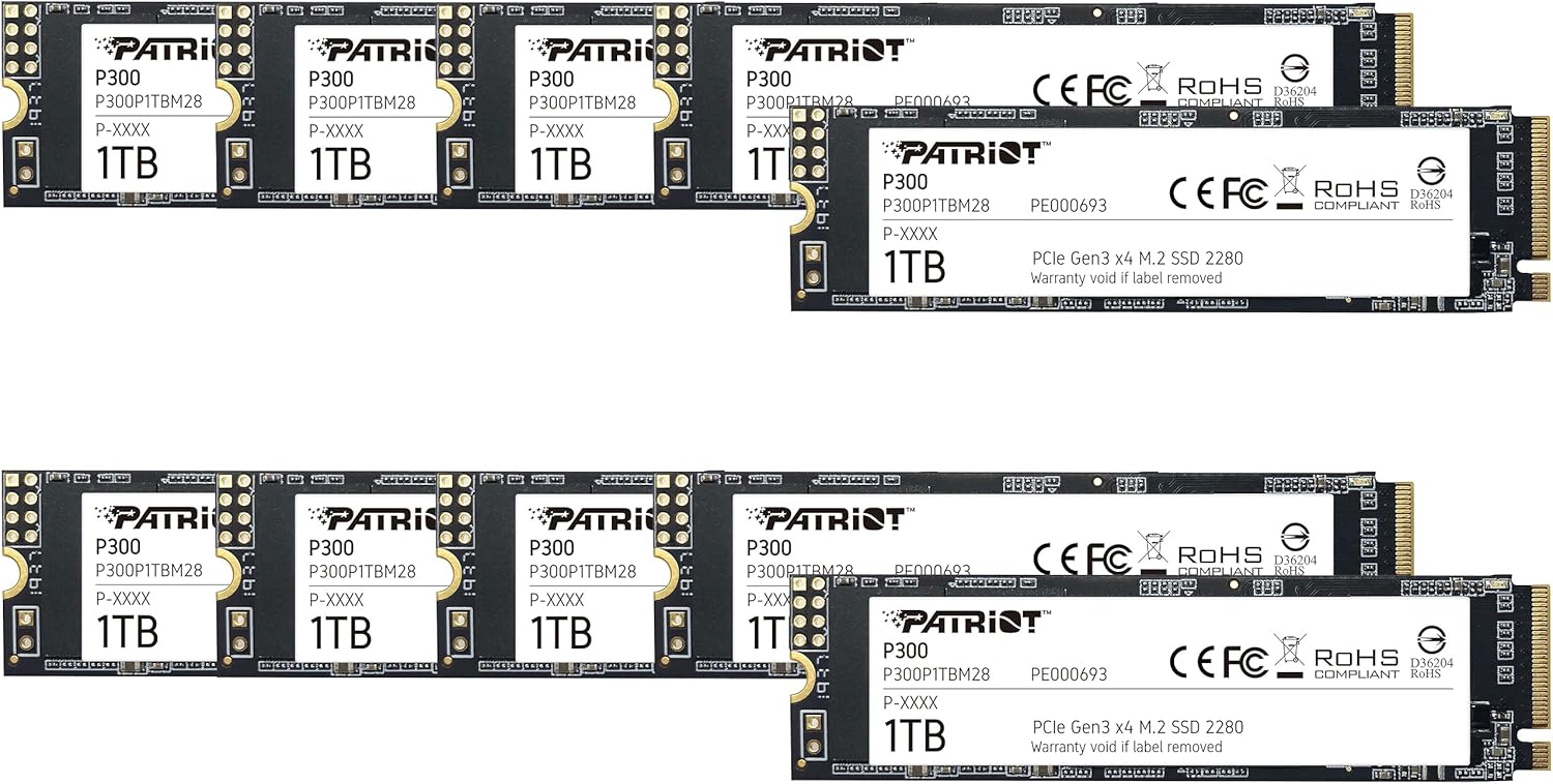 Patriot P300 1TB Internal SSD - High-Speed Storage Solution