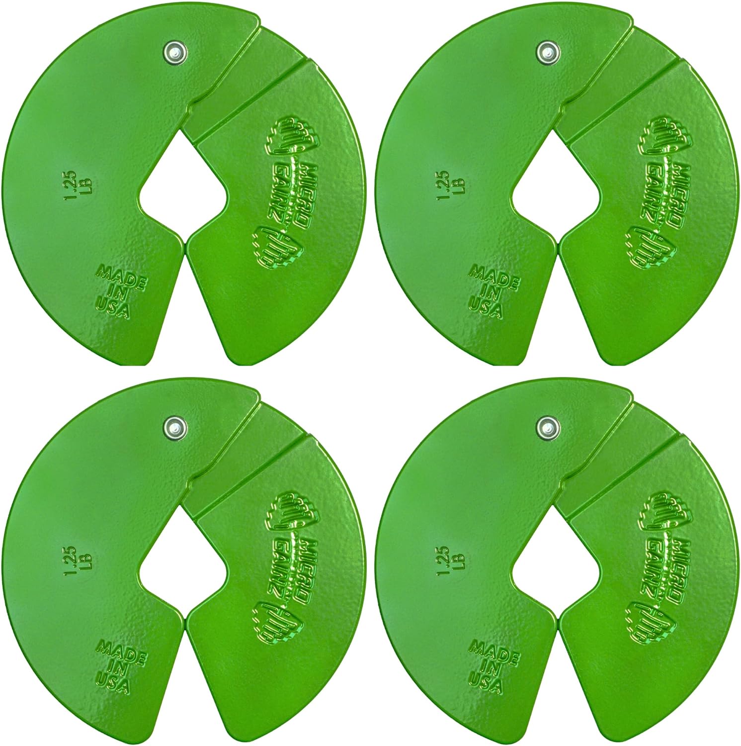 Micro Gainz 1.25lb Fractional Weight Plates for Dumbbell Training