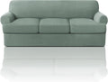 T Cushion Sofa Slipcover 4 Pieces for 70 to 88 in Sofas - Sage