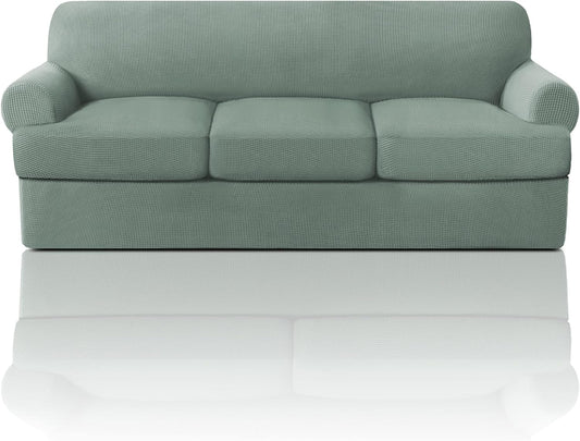 PrinceDeco T Cushion Sofa Slipcover for Stylish Home Decor
