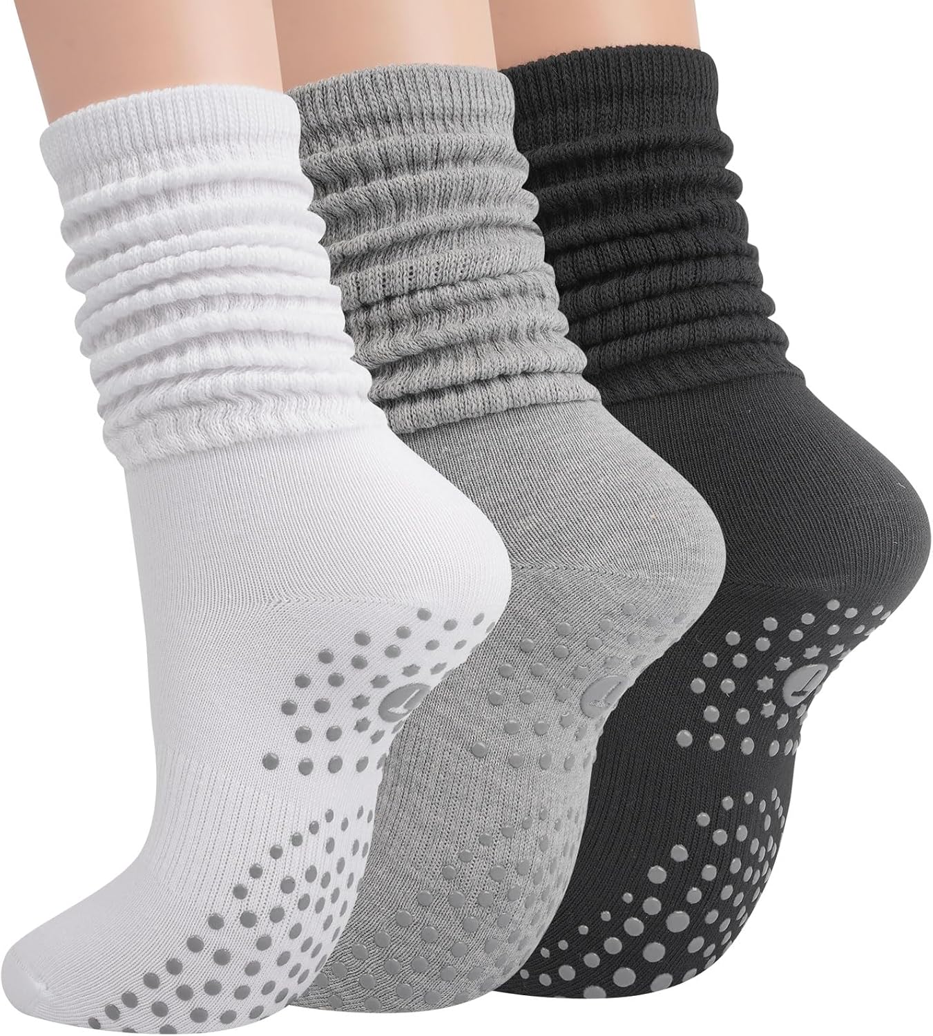 Non-Slip Grip Pilates Socks - Horuru