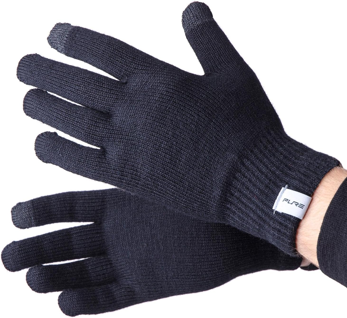 Merino Wool Ski Glove Liner - Touch Screen Tech