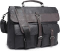 Leather Messenger Bag for Men - Vintage Water Resistant Satchel