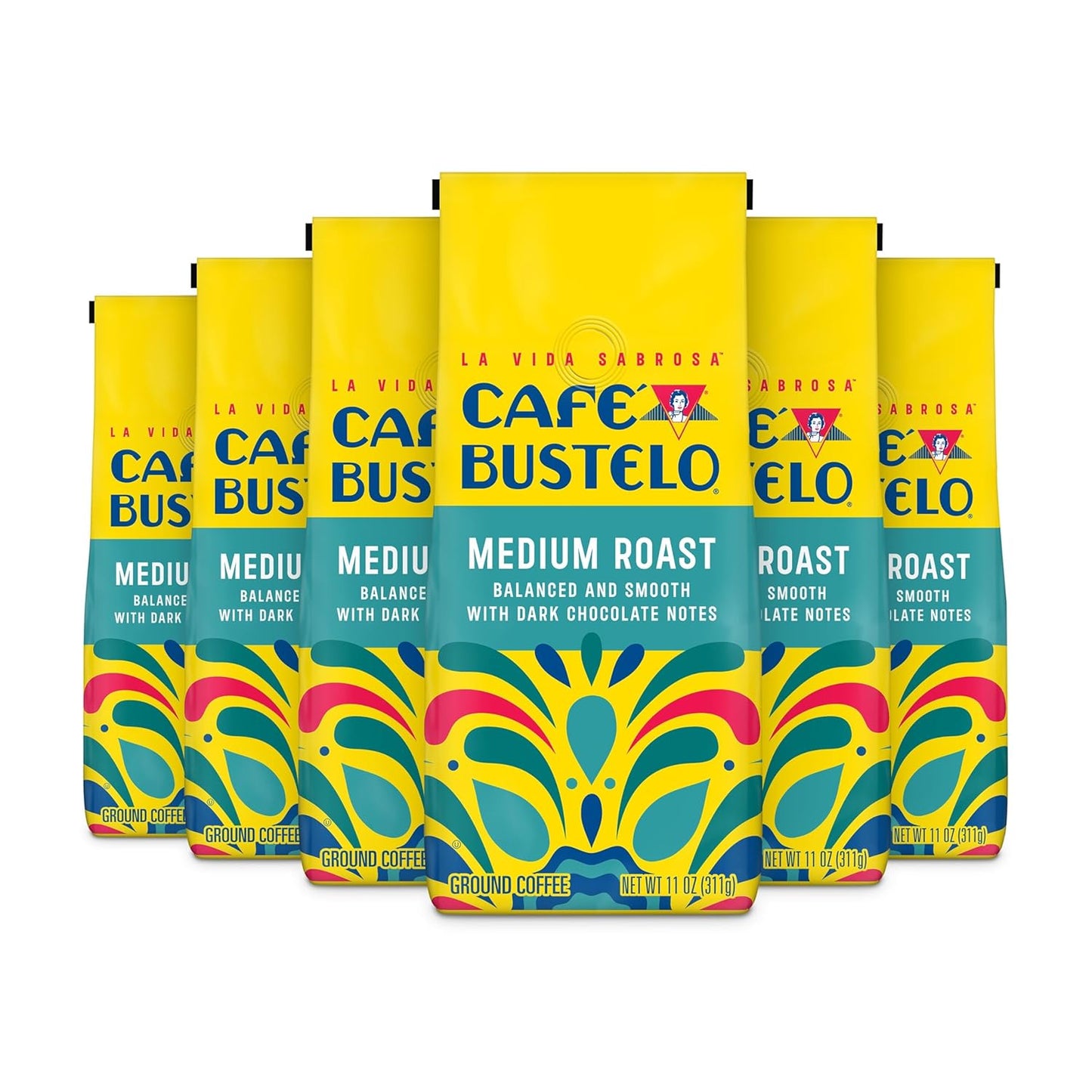 Cafe Bustelo Medium Roast Ground Coffee - Bold Flavor & Versatile