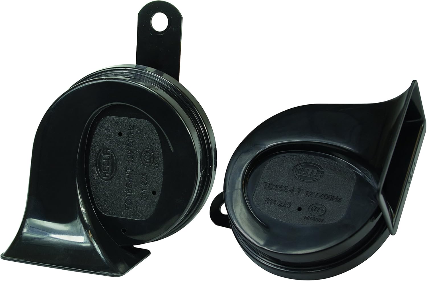 HELLA 012010971 Black 12V Trumpet Horn Kit for Safety & Style
