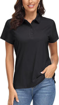 Women's Polo Shirts UPF 50+ - Quick Dry Stretchy Golf Tee