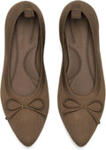 Women's Ballet Knit Flats Foldable Pointed Toe - Comfortable Travel