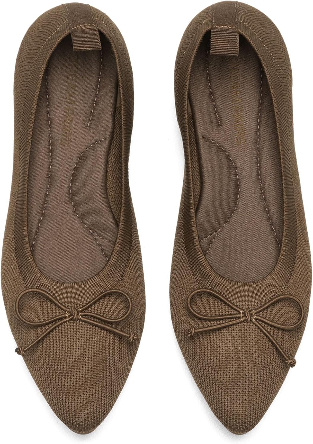 DREAM PAIRS Women's Ballet Knit Flats for Comfort and Style