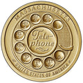 2020 Massachusetts American Innovation Telephone $1 Coin Roll - 25