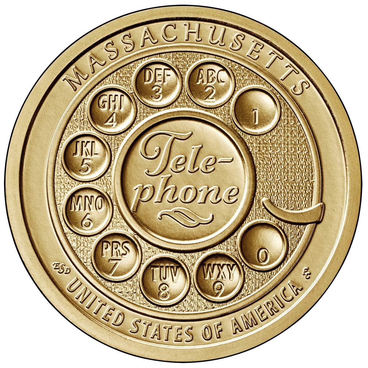 2020 P American Innovation Massachusetts $1 Coin Roll of 25