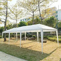 10x30 ft Wedding Party Canopy Tent with 5 Removable Sidewalls - White