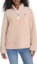 Tommy Hilfiger Womens 1/4 Zip Mockneck Sherpa Pullover Review