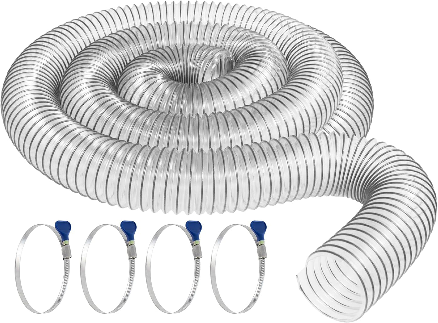 Peachtree Woodworking 4in X 10ft PVC Dust Collection Hose