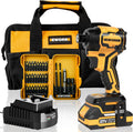 EWORK Impact Driver 21V Brushless Cordless Kit - High Torque Compact