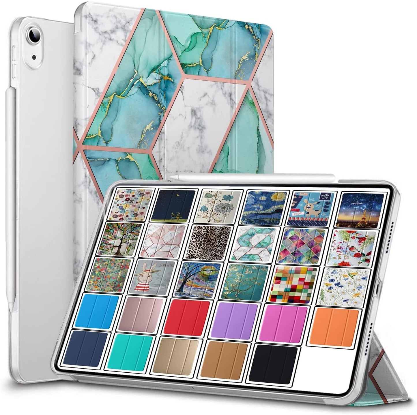 DuraSafe Cases for iPad Mini 6th Gen 8.3 Inch - Marble Green