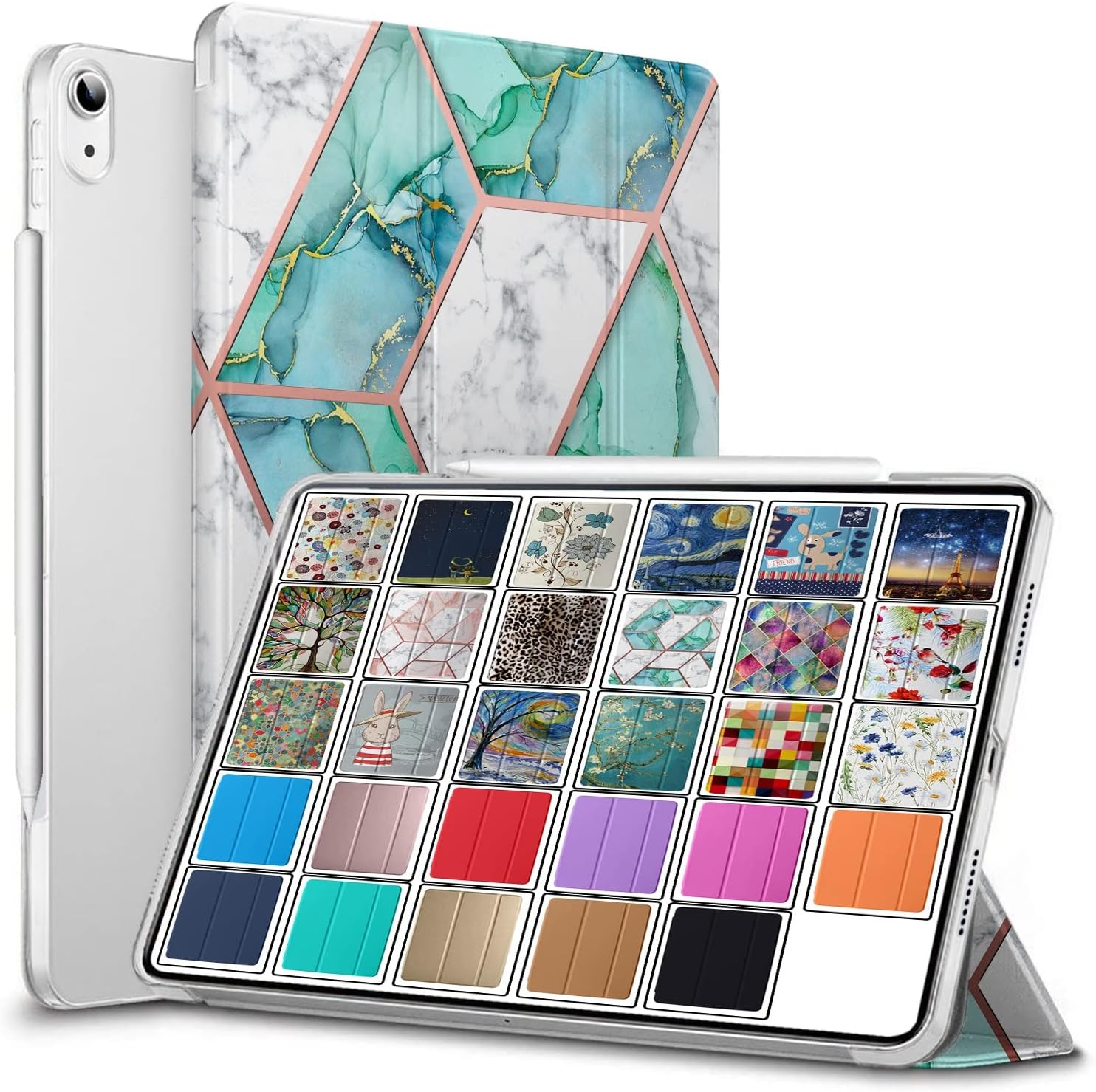 DuraSafe Cases for iPad Mini 6th Gen 8.3 Inch - Marble Green