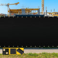 Customized 8 ft x 135 ft Black Fence Privacy Screen - Heavy Duty