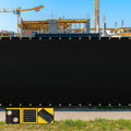 Customized 8 ft x 19 ft Black Fence Privacy Screen - Heavy Duty