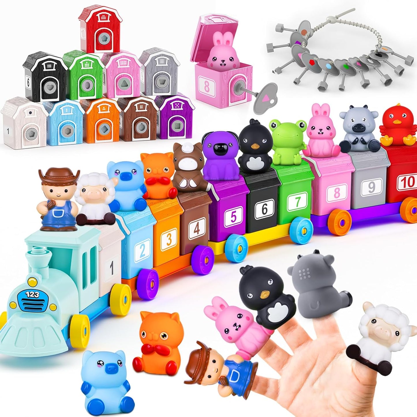 Toddler Train Toys for Learning and Fun - Perfect Gift Idea