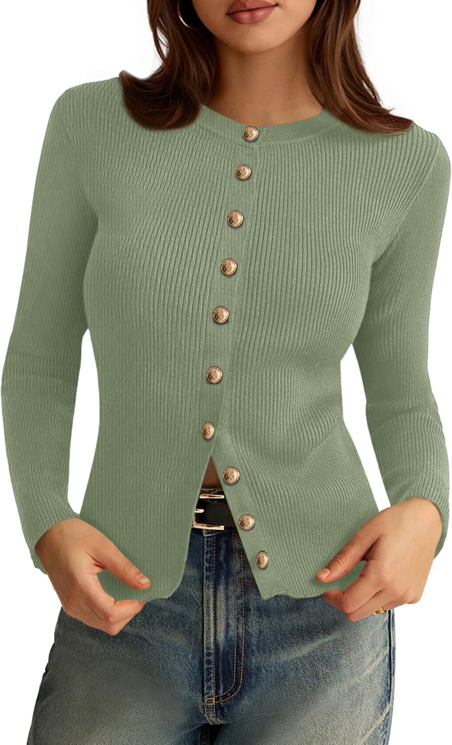 PRETTYGARDEN Womens Lightweight Cardigan Sweater for Fall Fashion