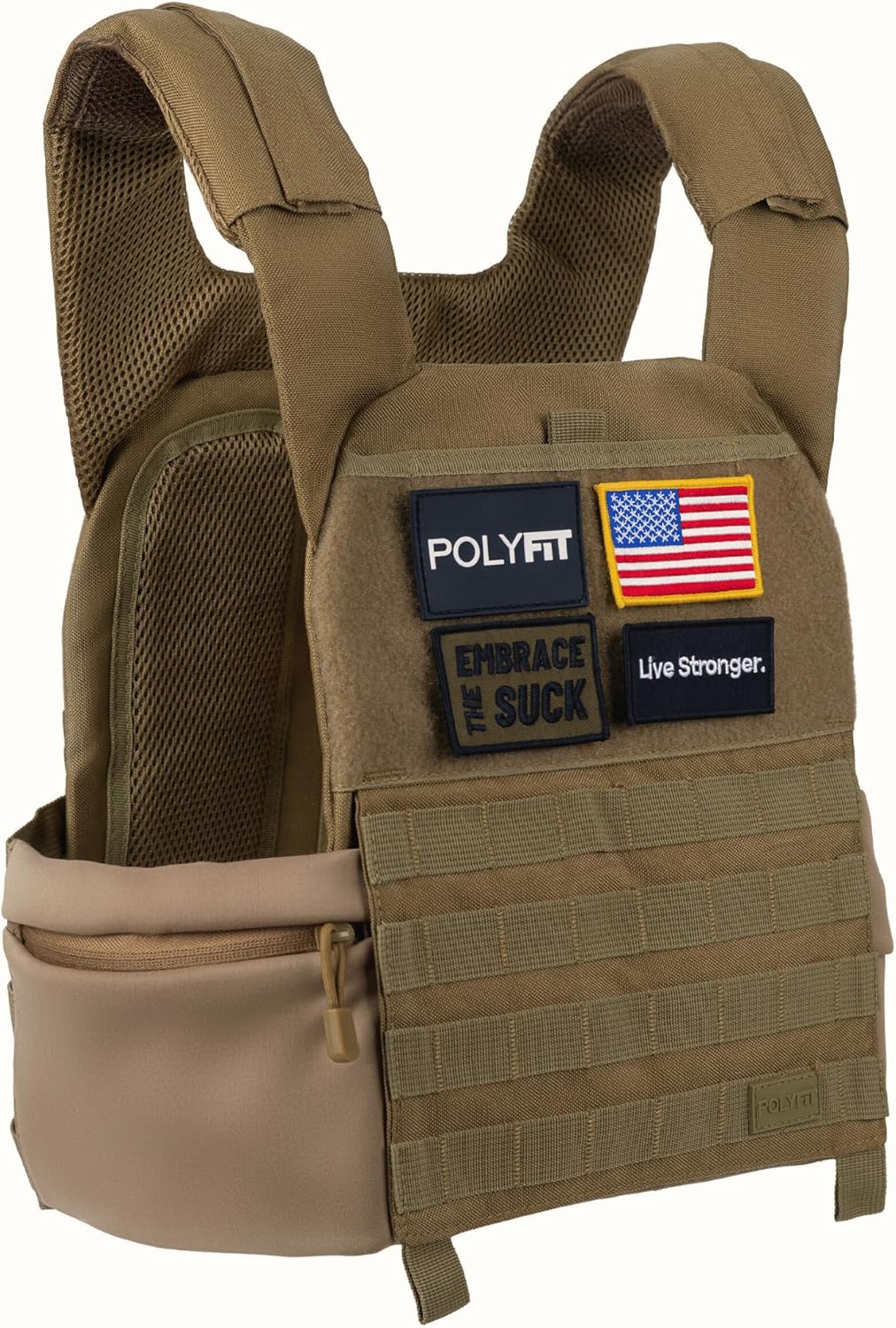 POLYFIT Weighted Vest for Strength and Endurance Training