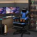 Shintenchi Gaming Chair with Massage & Footrest