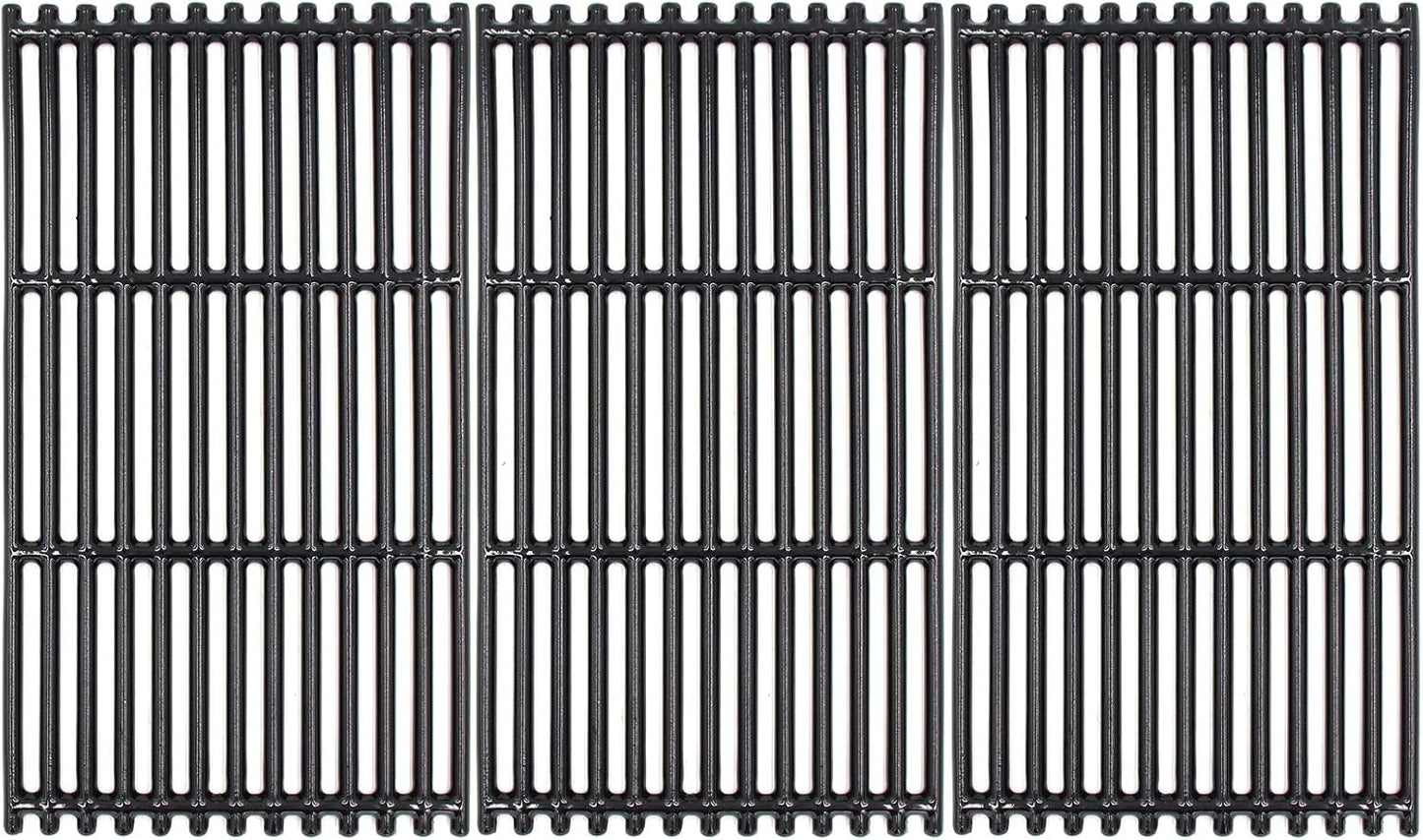 Hongso 17 inch Porcelain Coated Cast Iron Grates for Grilling
