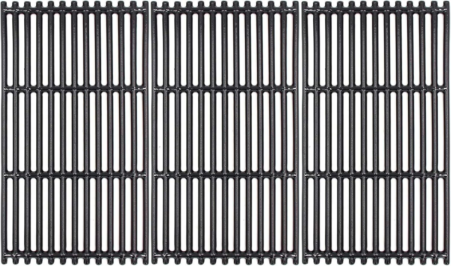 Hongso 17 inch Porcelain Coated Cast Iron Grates for Grilling