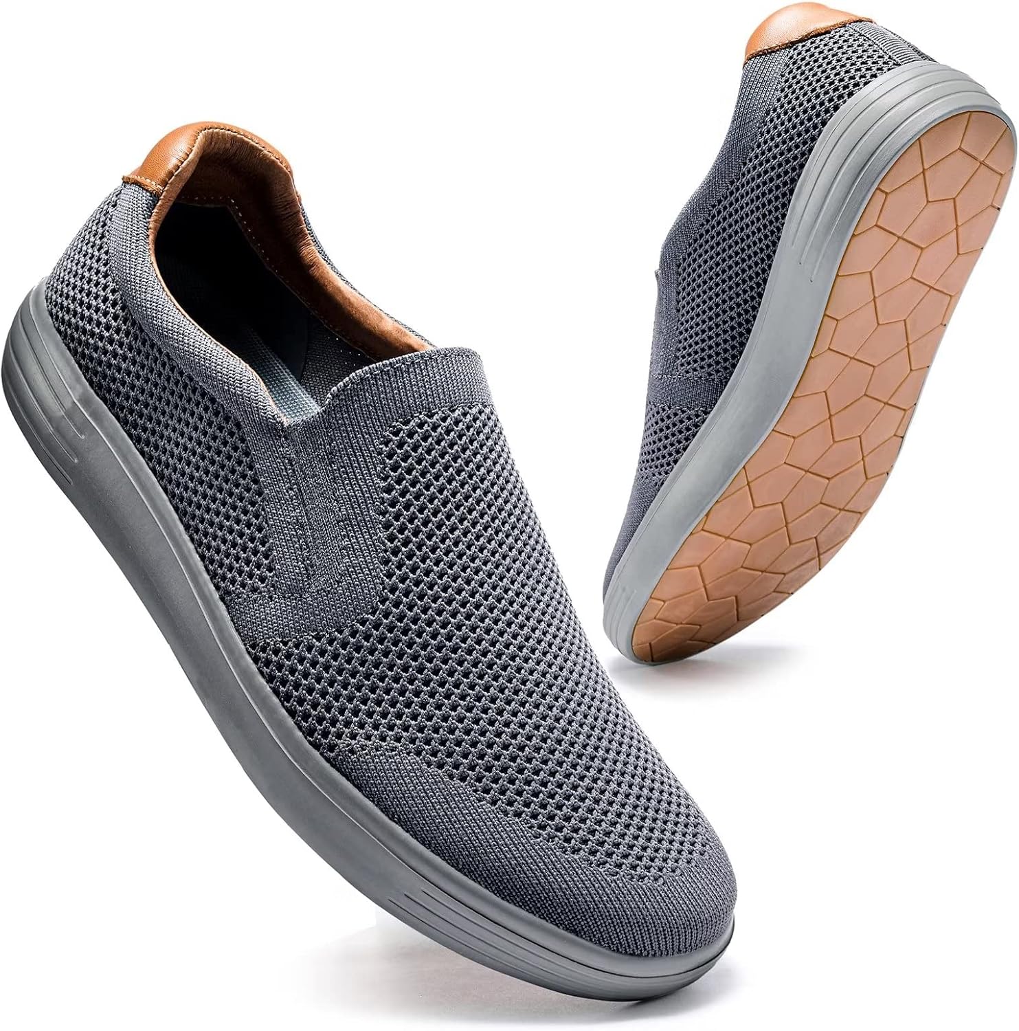 konhill Slip on Sneaker for Men - Comfortable Casual Loafers