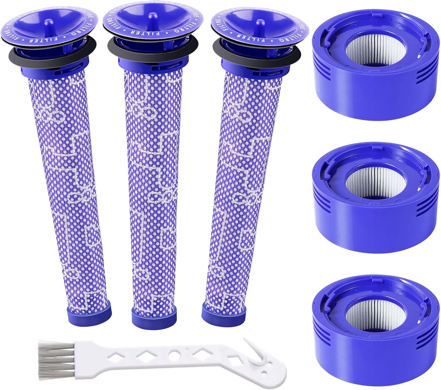 Dyson V7/V8 6-Pack Filter Kit - Max Performance!